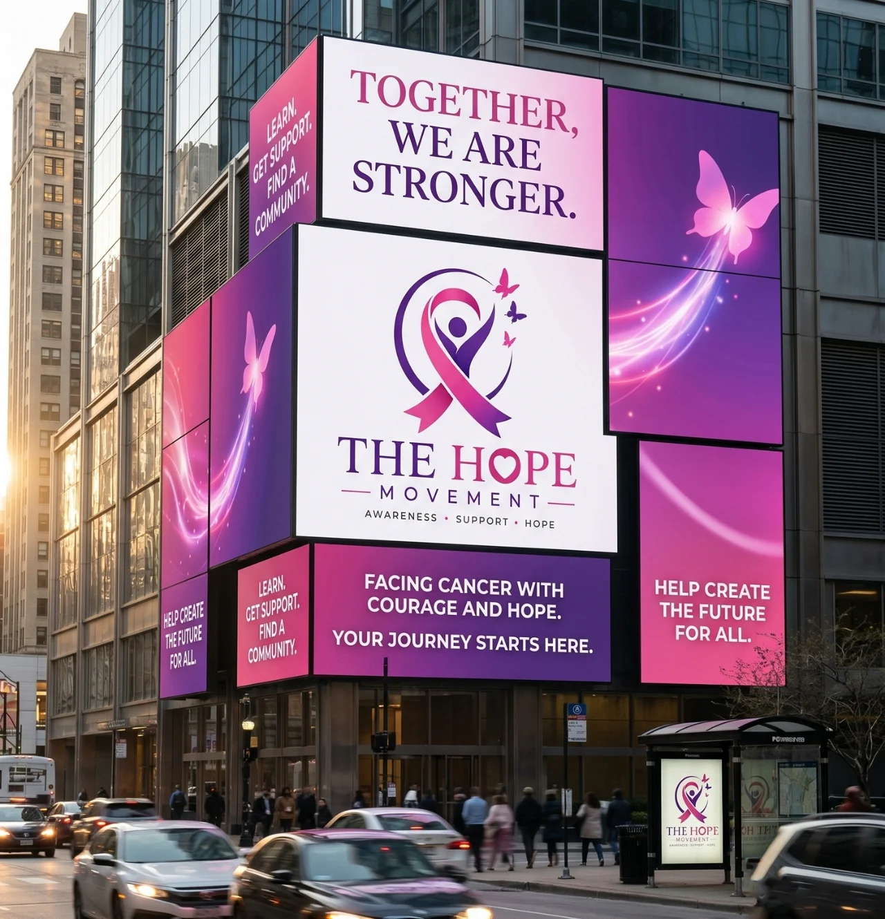 The Hope Movement billboard signage