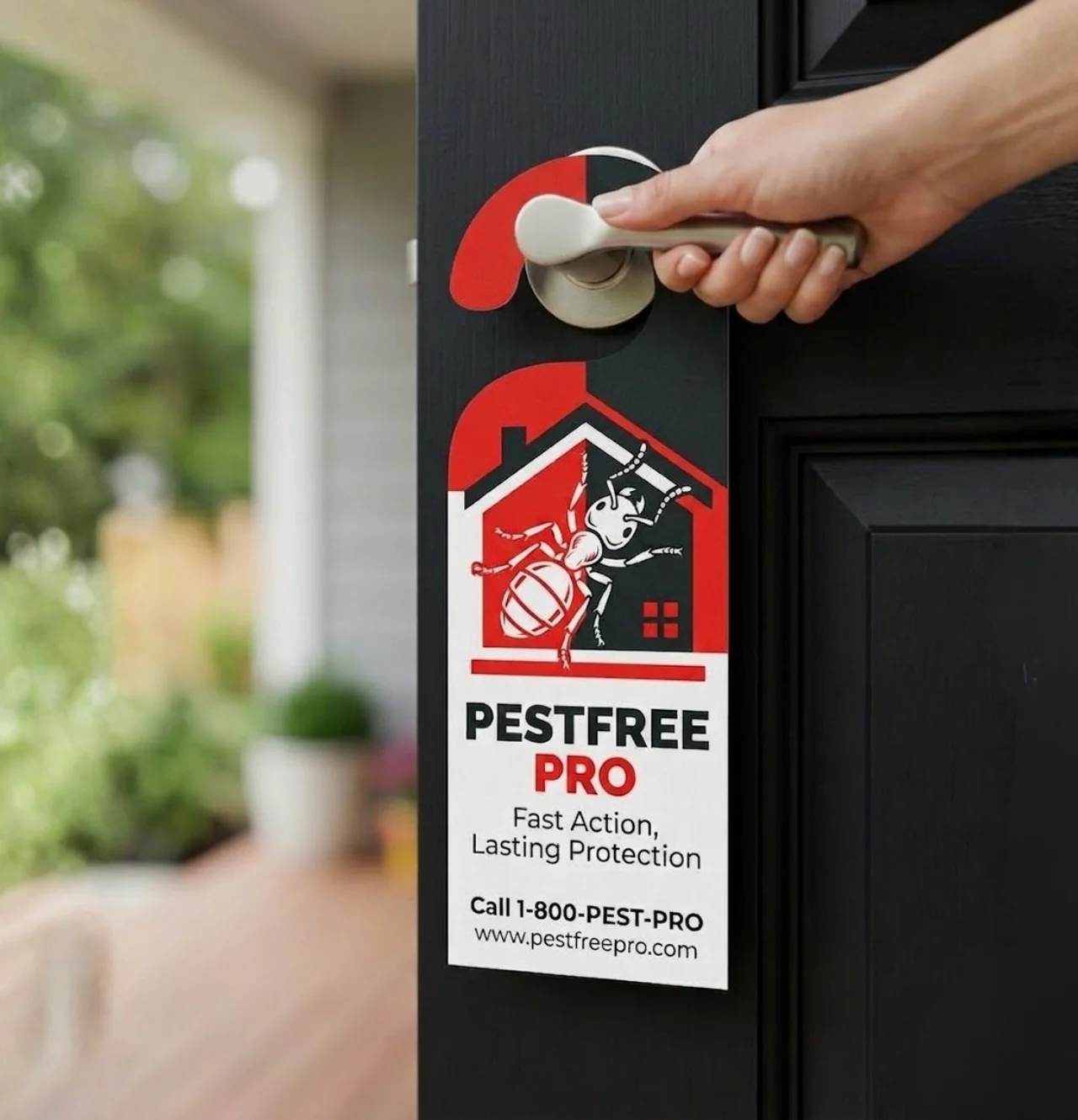 PestFree Pro door hanger