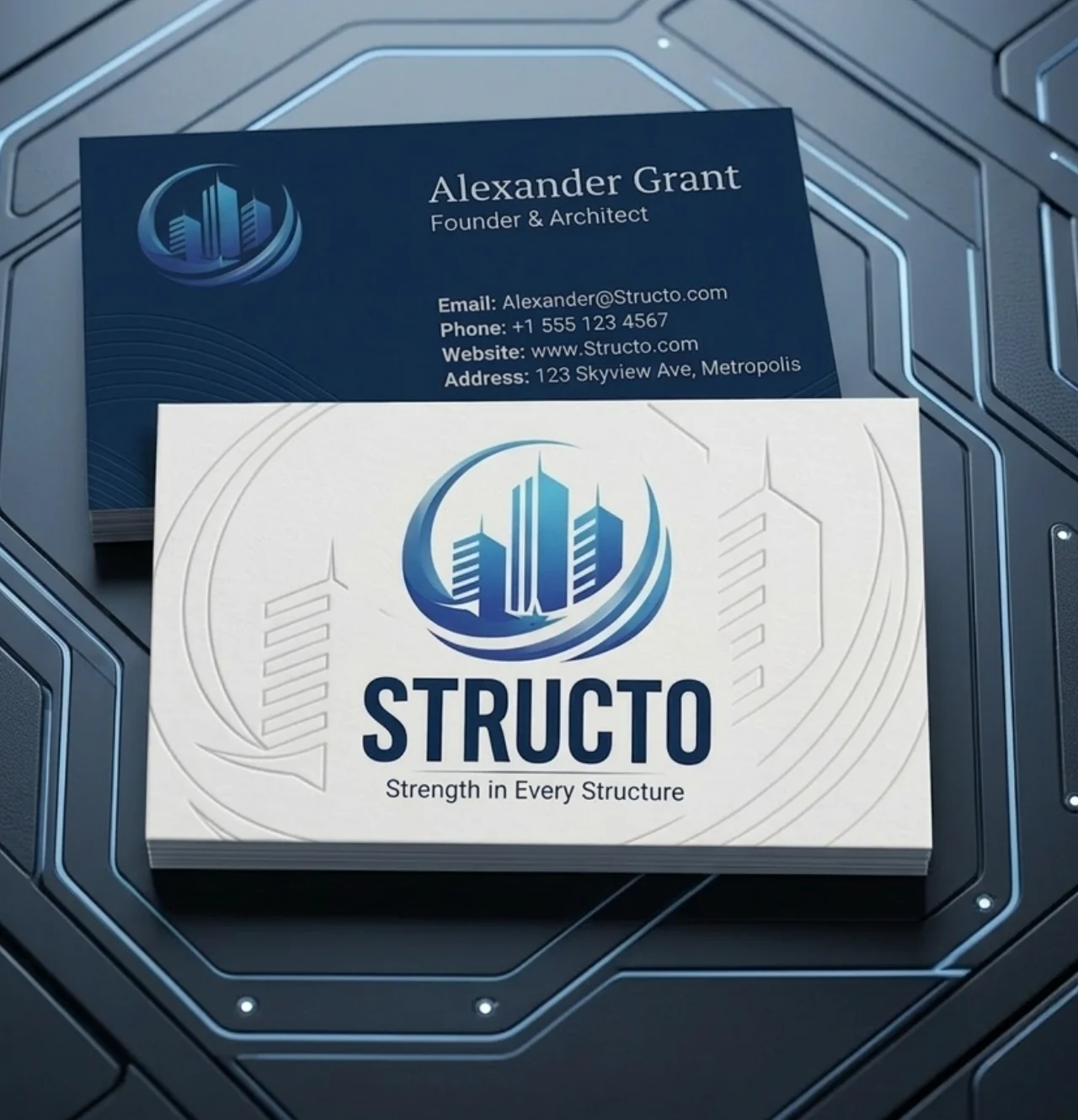 Structo business cards