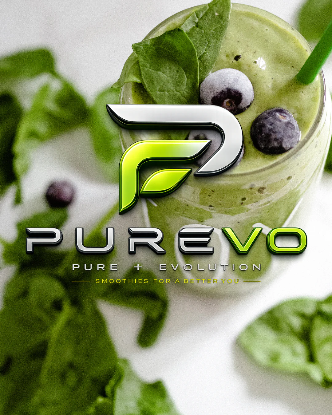 PUREVO custom logo design