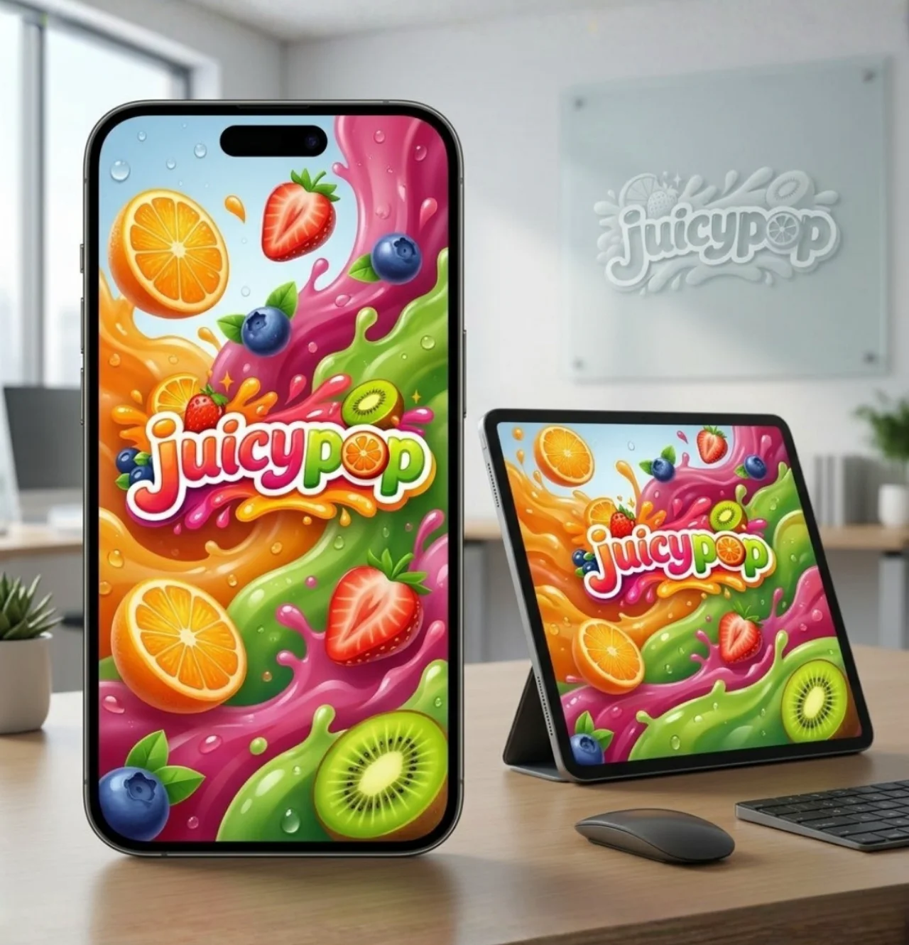 Juicy Pop mobile wallpaper and lockscreen
