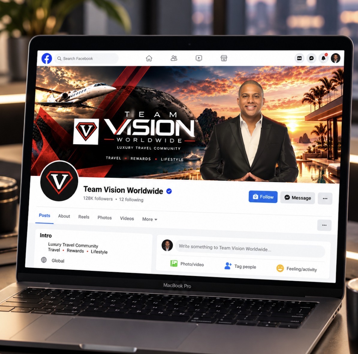Team Vision Worldwide Facebook cover page