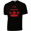 TVW I'M GOING CROWN SHIRT (BLACK/RED)